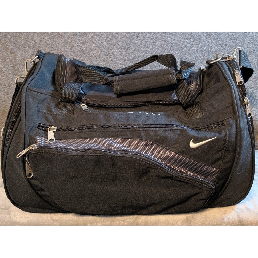 Nike Golf Adult Unisex Medium Duffel Black Bag Carry On